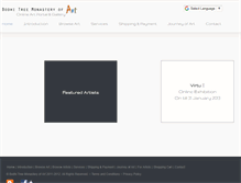 Tablet Screenshot of bodhitreemonasteryofart.com
